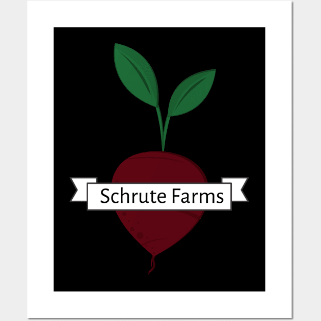 schrute farms logo Wall Art by Lindseysdesigns